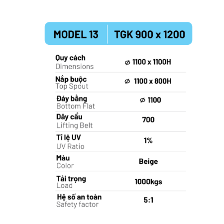 Bao Jumbo Ống | TKG-13