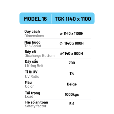Bao Jumbo Ống| TKG-16