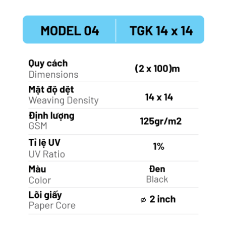 Vải địa kỹ thuật | TGK-04